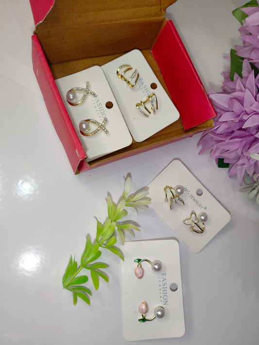 Pearl Bliss – Elegant Earring Hamper